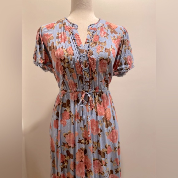 Torrid, Sz 00|M/L|10, Maxi Stretch Challis Pintuck
Tiered Dress - NWOT - Picture 6 of 13